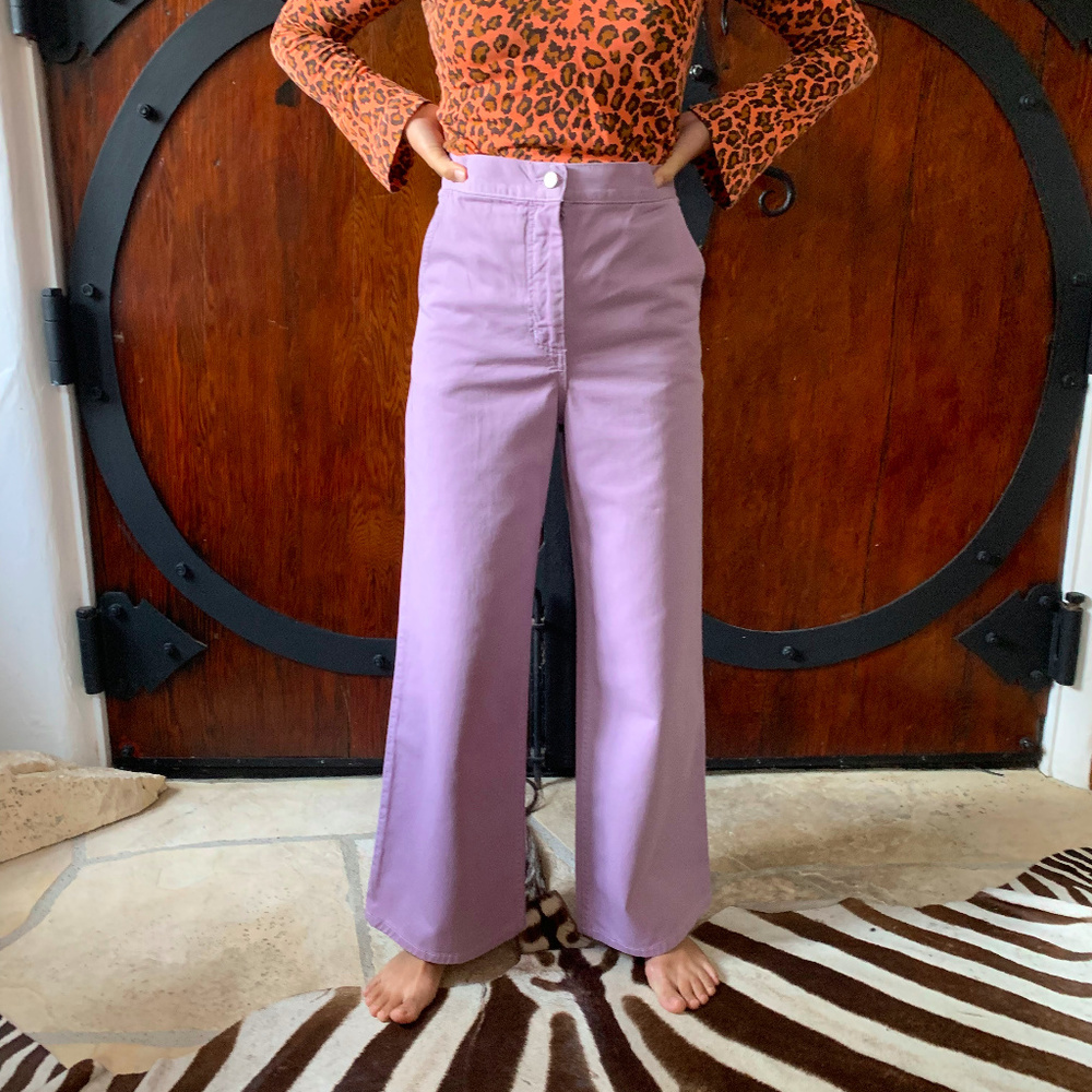 RACHEL COMEY "clean bishop pant" size 2 in Lilac